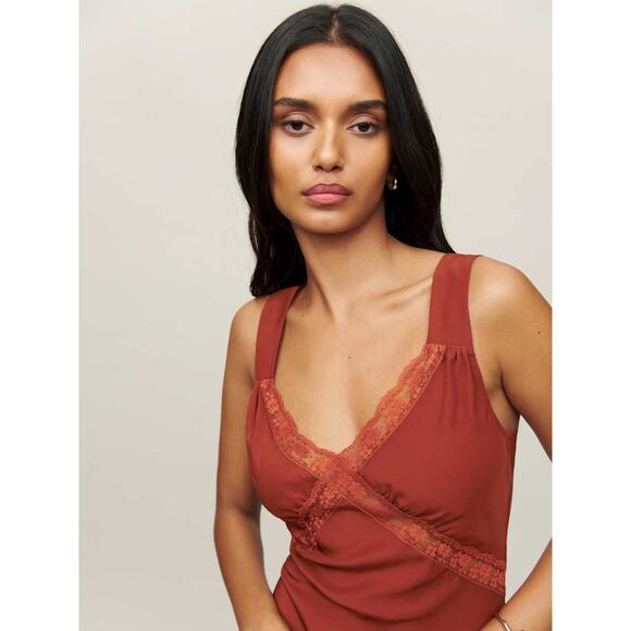 Reformation Provence Silk Tank Midi Dress - XL - Picture 3 of 6